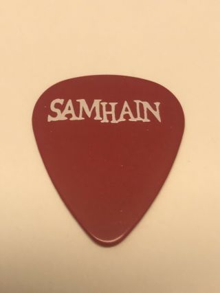 Samhain Rare Tour Guitar Pick Red Misfits Glenn Danzig