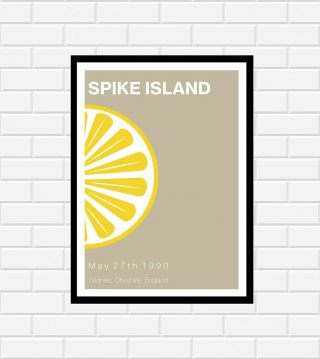 Stone Roses Spike Island Concert Poster