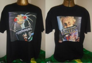 Roger Taylor - Fun In Space - Unique 1981 Double Print T Shirt - Black - Large