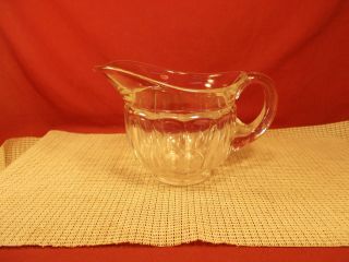 Imperial Crystal Old Williamsburg Clear 32 Oz Pitcher 6 "