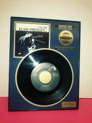 Elvis Presley Rare 1956 Collectors Edition 45 Rpm " Hound Dog " Rca