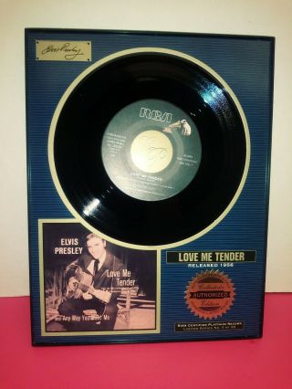 Elvis Presley Rare 1956 Collectors Edition 45 Rpm " Love Me Tender " Rca