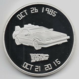 Back To The Future Silver Coin Comedy Adventure Film Past History Unusual Old Us