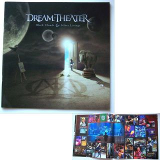 Dream Theater Black Clouds Silver Linings 2009 Tour Book Official Nos