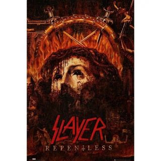 Slayer Repentless Premium Poster Flag Official Fabric Textile Wall Banner