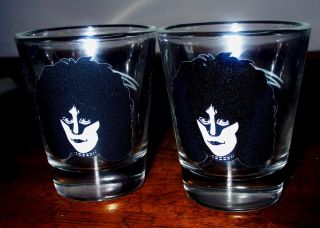 Kiss,  Eric Carr,  Limited,  Set Of Three Shot Glasses Gene Simmons