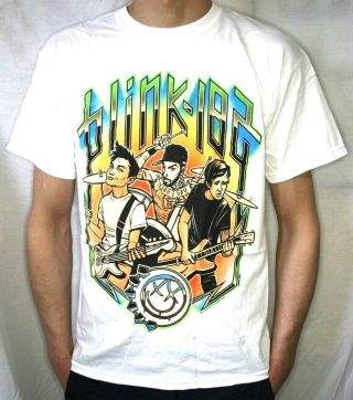 Blink - 182 - Summer Tour 2009 - Concert T - Shirt (m) Rare Merch 34a