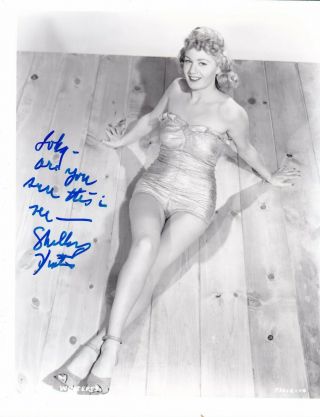 Shelley Winters - 1920 - 2006 (" The Poseidon Adventure " Star) Signed Photo