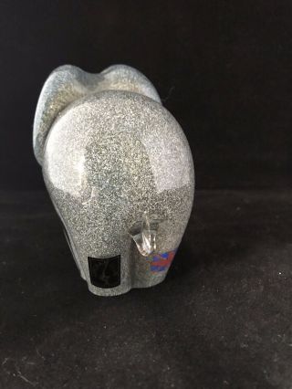 Langham Studio Handmade Crystal Elephant Art Glass SIGNED By PAUL MILLER 3