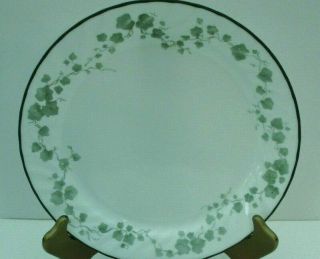 Set Of 4 Corelle Corning Callaway Green Ivy Swirl Dinner Plates