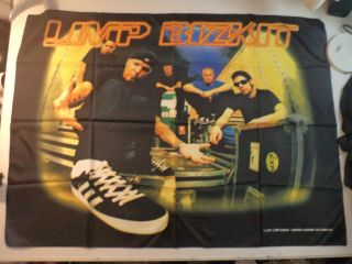 Vintage Limp Bizkit 2001 Textile Poster Flag