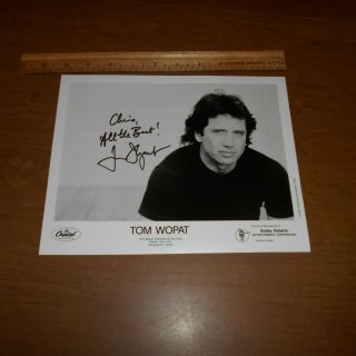 Tom Wopat Is An American Actor And Singer Hand Signed 10 X 8 Photo