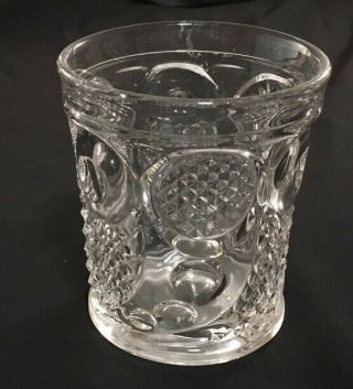 ANTIQUE EAPG FLINT GLASS HORN OF PLENTY COMET (OMN) WATER TUMBLER CUP 2