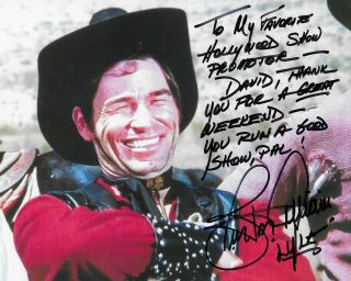 Burton Gilliam - Blazing Saddles - Signed 8x10 Photo (personalized To David)