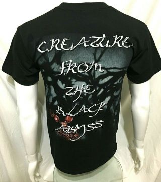 CRADLE OF FILTH - Creature From The Black Abyss - T - Shirt (S) OG 41I 2