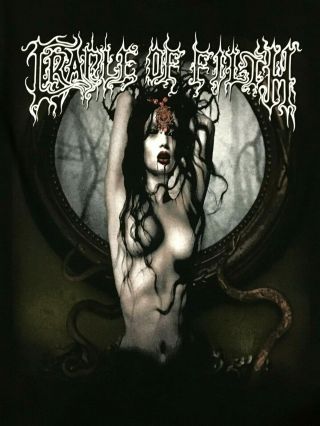 CRADLE OF FILTH - Creature From The Black Abyss - T - Shirt (S) OG 41I 3