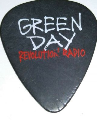 Green Day Revolution Radio Heart Skull Real Guitar Pick 2 - 2017
