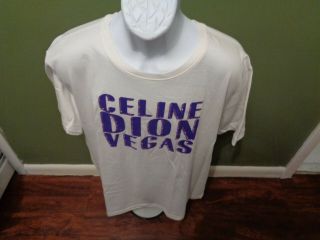 Celine Dion Live In Las Vegas Concert Tour T - Shirt Size 2xl