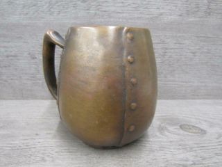 Clewell Coppers Clad Mug Pottery Arts Crafts Mission Style