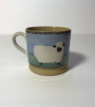 Nicholas Mosse Pottery Mug Cup Sheep Lamb Ireland Handmade