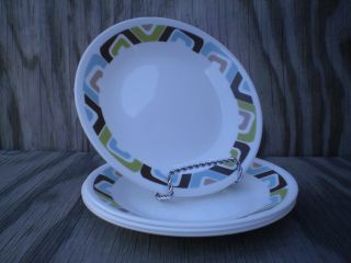 Corelle Dishes Vitrelle Squared Small Bread & Butter Or Dessert Plates Set Of 4
