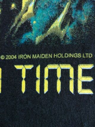 IRON MAIDEN - Somewhere In Time Tour - Official T - Shirt (S) OG 2004 5