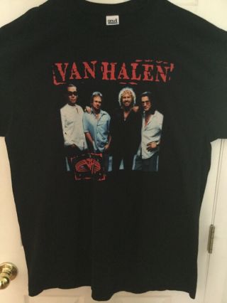 Men’s 2xl Van Halen Vintage Concert Tour 2004 T’shirt Black Cotton Shirt