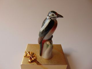 Vintage Porcelain Hungarian Herend Colorful Bird Figurine Handpainted