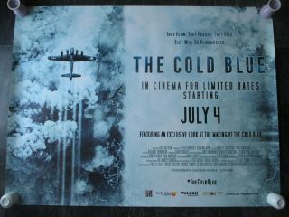 The Cold Blue Uk Movie Poster Quad Double - Sided Cinema Poster 2018 Rare