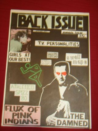 Back Issue Uk Fanzine 3 Damned Tv Personalities Swell Maps Flux Of Spizz - 80