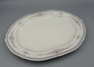 Noritake Ivory China Rothschild Oval Platter - 14 "