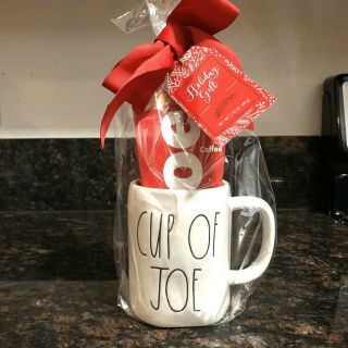 Rae Dunn Christmas Cup Of Joe Mug With Coffee Set Holiday 2019 Release