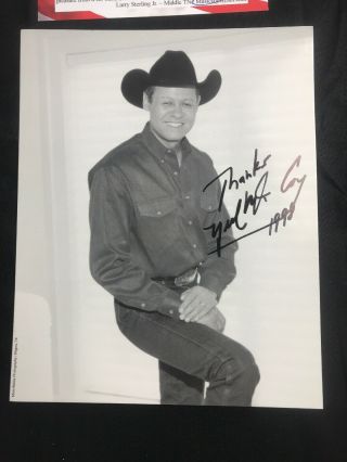 Neal Mccoy Signed Autographed 8x10 Press Photo Atlantic Country Music Artist