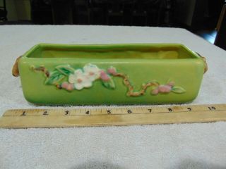 Roseville Pottery Apple Blossom Window Box Planter 368 - 8 "