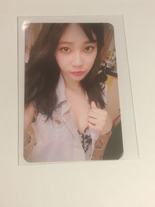 Aoa Yuna Good Luck Official Photocard Card Kpop K - Pop