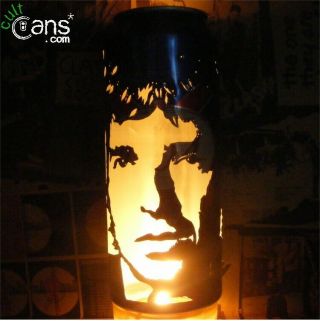 Noel Gallagher Beer Can Lantern Oasis,  High Flying Birds,  Pop Art Portrait Lamp