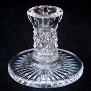 Waterford Crystal Candlestick Candle Holder Vintage Single