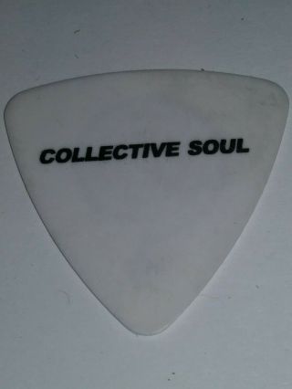 Collective Soul White Bass Guitar Pick - Tour,  Rare