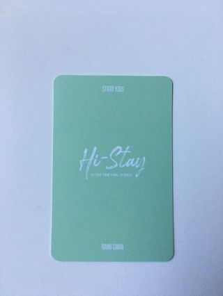 STRAY KIDS Bang Chan Hi Stay Lucky Box Official Photocard PC (Green Version) 2