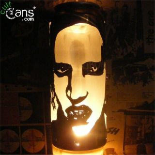 Marilyn Manson Beer Can Lantern Industrial Goth Metal Pop Art Lamp,  Unique Gift