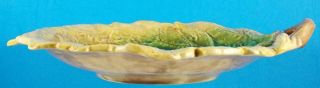 Antique Majolica Oak Leaf Bread Tray With Acorns 8