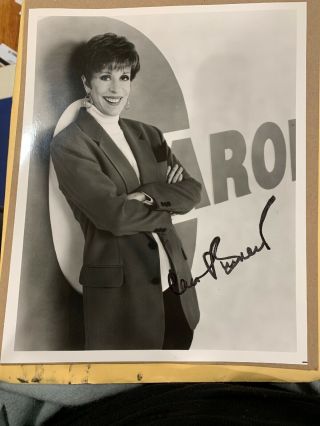 Carol Burnett Psa Dna Hand Signed Authentic 8x10 Photo Autograph