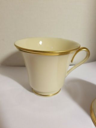 Lenox Tea Cups.  Set Of 8.  Eternal Pattern.