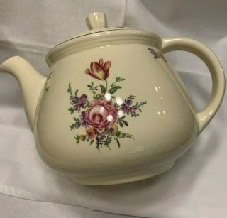 Homer Laughlin Household Institute Priscilla Pattern Teapot Antique