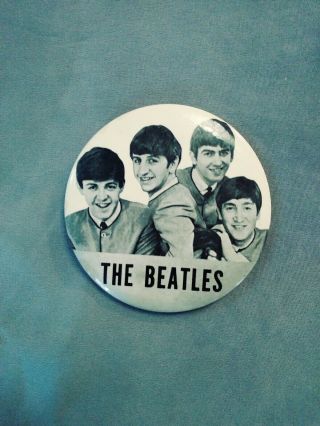 Vintage The Beatles Pin Pinback