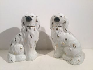 Antique 5 1/2” Staffordshire Dogs