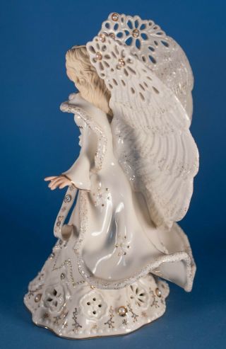 Lenox Florentine & Pearl Lighted Angel Figurine 2