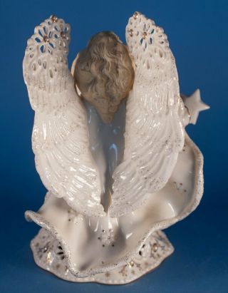 Lenox Florentine & Pearl Lighted Angel Figurine 3