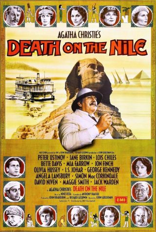 " Death On The Nile ".  Agatha Christie Classic Movie Poster 2.  Various Sizes