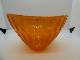 Gullaskruf Orange Bowl Vintage 4 X 6 1/4 Inches